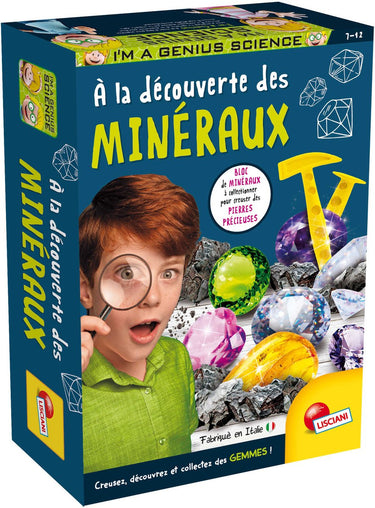 Lisciani i'm a genius pocket science- a la decouverte des mineraux
