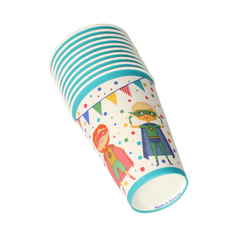 Afbeelding laden in galerijviewer, Papstar set a 10 drinkbekers superhero karton 0,2l ø7x9,7cm
