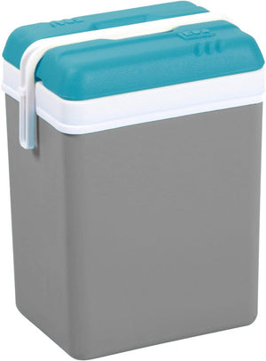 Eda promotion koelbox - 15 liter - kunststof - grijs - 30 x 22 x 39 cm
