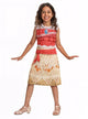 Disguise disney - moana 2, kostuum moana vaiana basic plus jurk, maat s (5 - 6 jaar) s