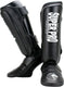 Super pro combat gear scheenbeschermer protector zwart wit medium