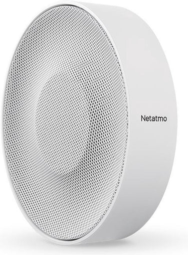 Netatmo slimme binnensirene - draadloze alarmsirene - 110 db alarm - beveiligingssysteem - voor camera - inclusief batterijen - wit - 1 stuk