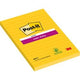Super sticky notes 660-s post-it 102x152mm gelijnd geel