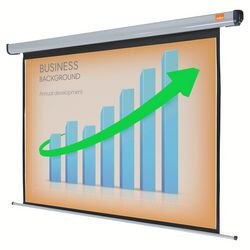 Projectiescherm nobo electric wall 1600 x 1200 mm plug and play
