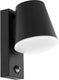 Eglo caldiero wandlamp buiten - beweginssensor - e27 - 24 cm - antraciet wit