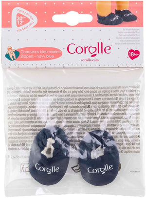 Corolle marineblauw slippers voor babypop 30cm