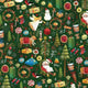 Rol inpakpapier kerst. 0,70x200 met