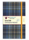 Waverley holyrood tartan large notebook: 21cm x 13cm