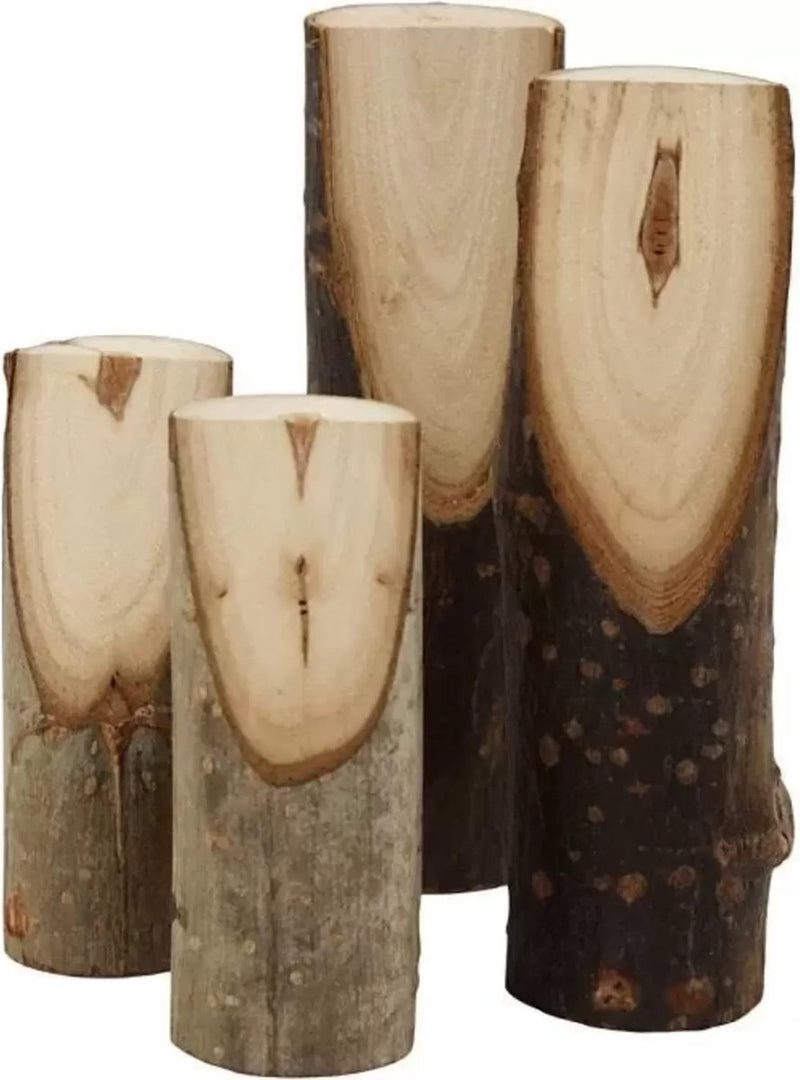 Afbeelding laden in galerijviewer, Creativ company https: www.cchobby.nl decoratieve-boomstam-h-8-12-cm-d-2-5-3-5-cm-4-stuk-1-doos
