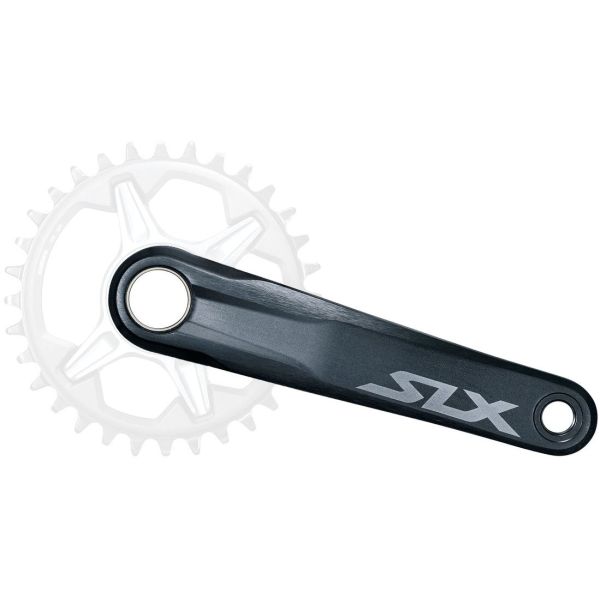 Afbeelding laden in galerijviewer, Shimano - Crankstel 12-speed SLX FC-M7120-1 zonder kettingblad 175 mm - zwart
