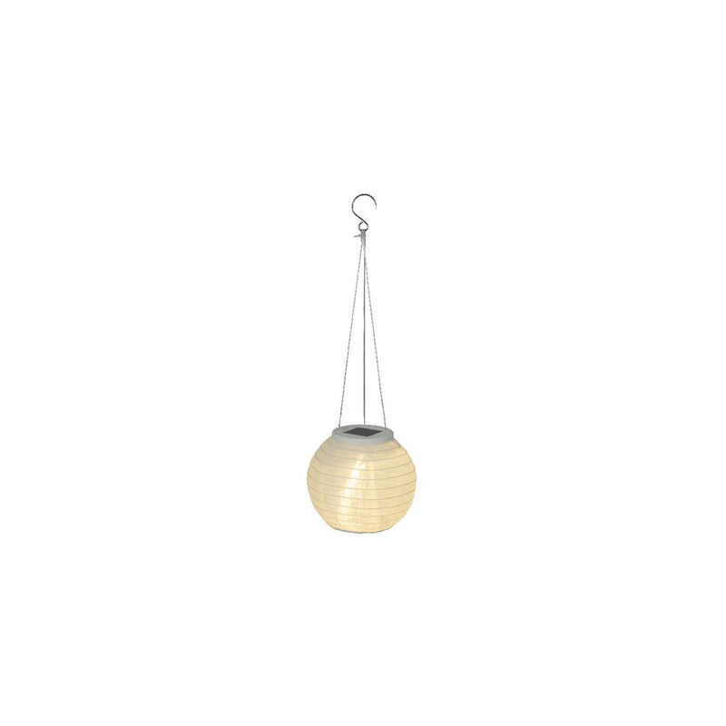 Afbeelding laden in galerijviewer, Lumineo solar lantaarn wit nylon ã˜15xh10cm
