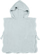 Meyco baby wavy badponcho - badstof - grey blue - 1-3 jaar
