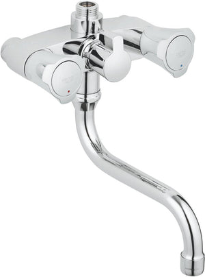 Grohe costa l douchekraan - 12 cm - met omstelling - zonder koppelingen - chroom