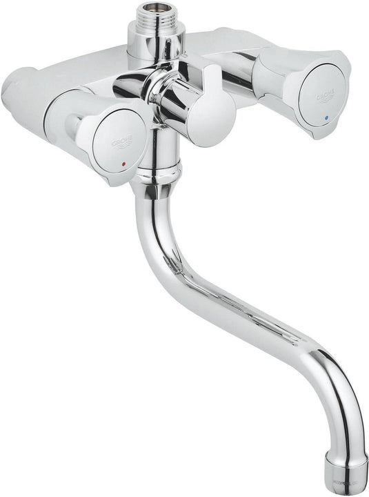 Grohe costa l douchekraan - 12 cm - met omstelling - zonder koppelingen - chroom