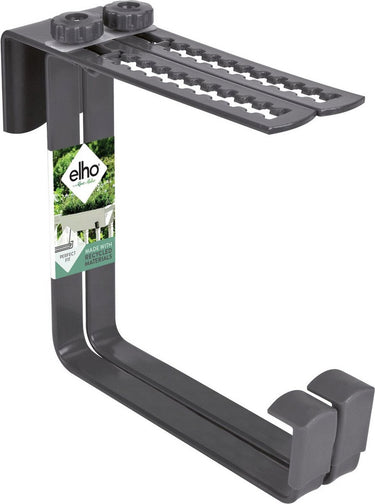 Elho green basics haken metaal 16 - accessoires voor balkon buiten - ø 18.0 x h 16.5 cm - antraciet