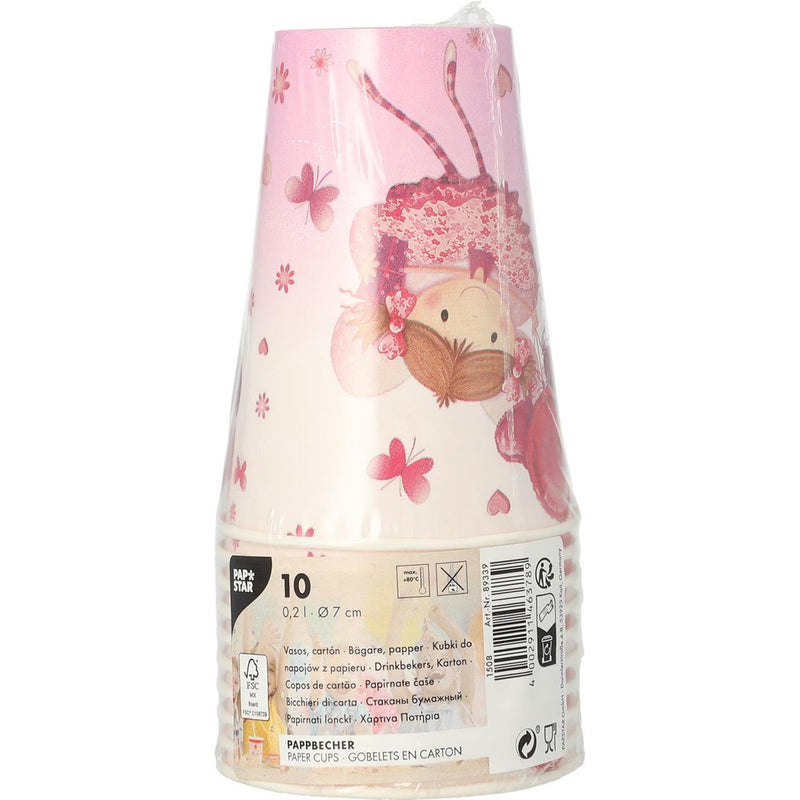 Afbeelding laden in galerijviewer, Papstar set a 10 drinkbekers little dancer karton 0,2l ø7x9,7cm
