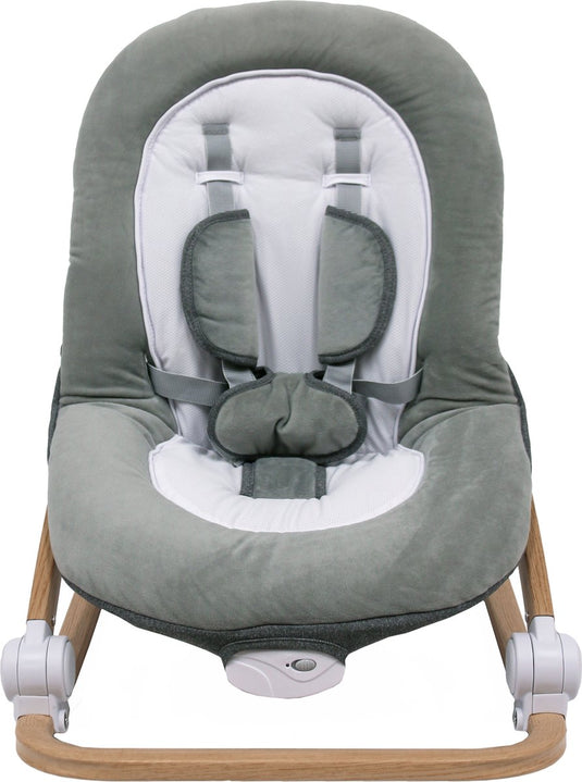 Bo jungle - schommelstoel en zitje in 1 - wipstoel - bouncer - baby tot kleuter - max. 18 kg - muziek en vibratie functies - rocker pure white