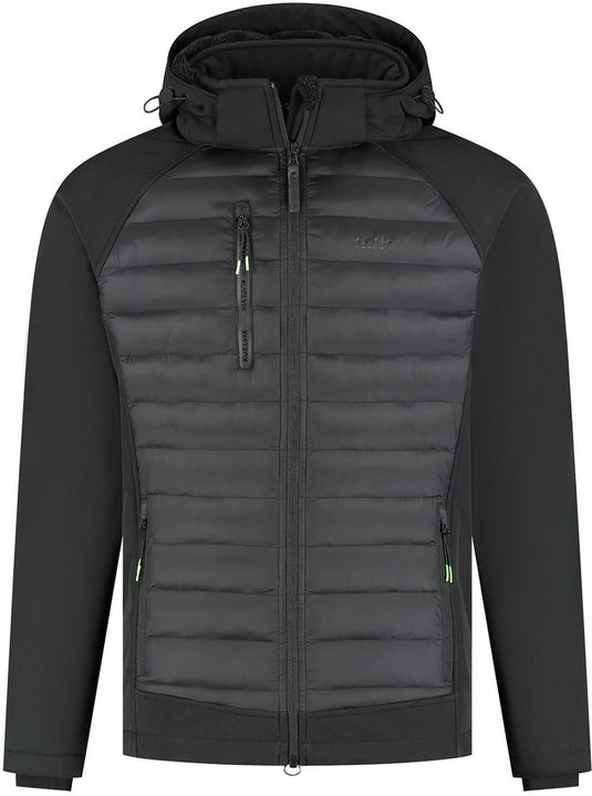Kjelvik ezra heren outdoorjas - black