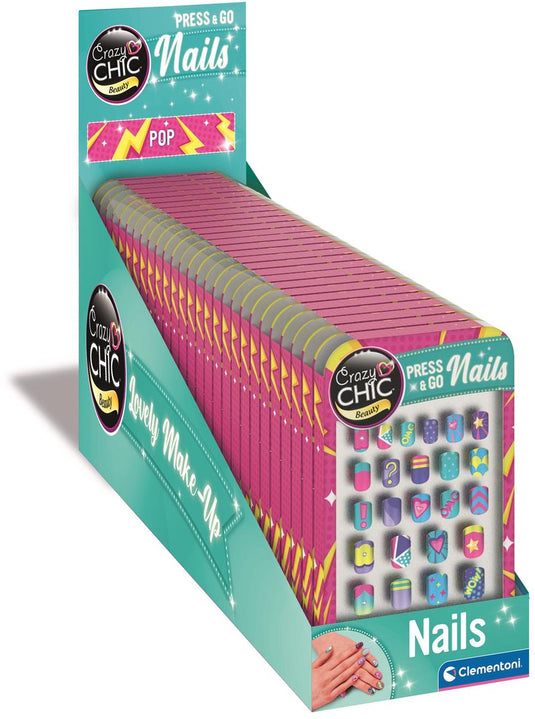 Clementoni crazy chic press go nagels - pop