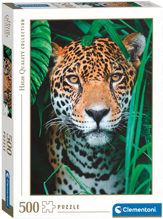 Clementoni puzzel jaguar in de jungle, 500st.