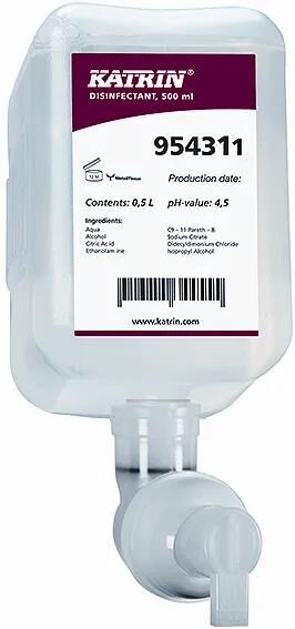 Katrin reiniger toilet seat sanitizer disinfectant foam 500ml nordvlies