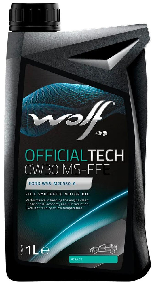 Wolf motorolie officialtech ms-ffe motoroil 0w30 1l off.tech ms-ffe