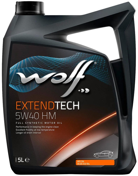 Wolf motorolie extendtech hm motoroil 5w40 5l extendtech hm