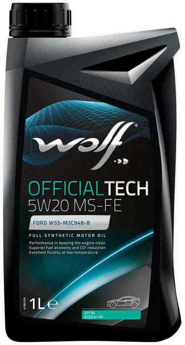 Wolf motorolie officialtech ms-fe motoroil 5w20 1l off.tech ms-fe