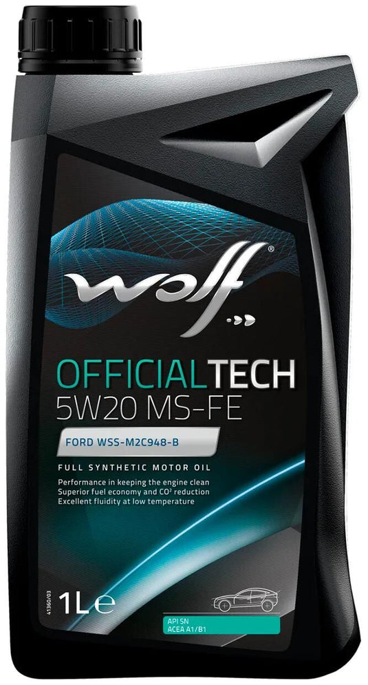 Wolf motorolie officialtech ms-fe motoroil 5w20 1l off.tech ms-fe