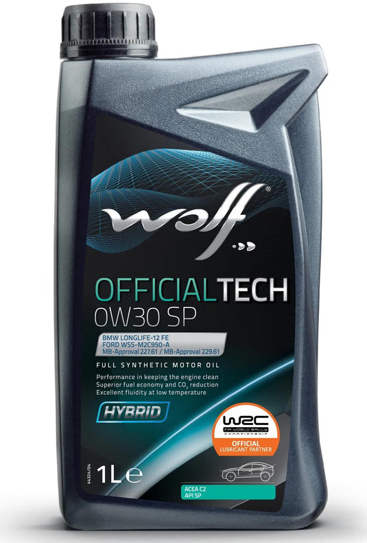 Wolf motorolie officialtech sp motoroil 0w30 1l off.tech sp