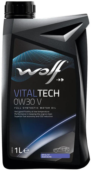 Wolf motorolie vitaltech v motoroil 0w30 1l vitaltech v