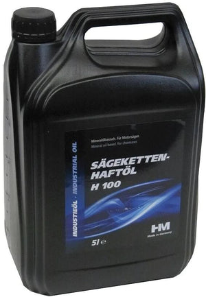 Hm kettingolie h 100 saw chain oil h100 5 ltr.