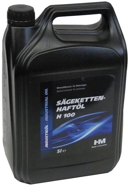 Hm kettingolie h 100 saw chain oil h100 5 ltr.
