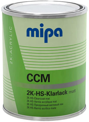 Mipa blanke lak ccm ds.2k-hs clear paint matt clear paint 1l