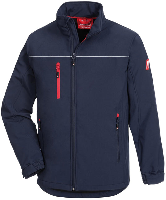 Nitras safety softshell jack motion tex light softshell jacket gr. xxl motion tex light blue