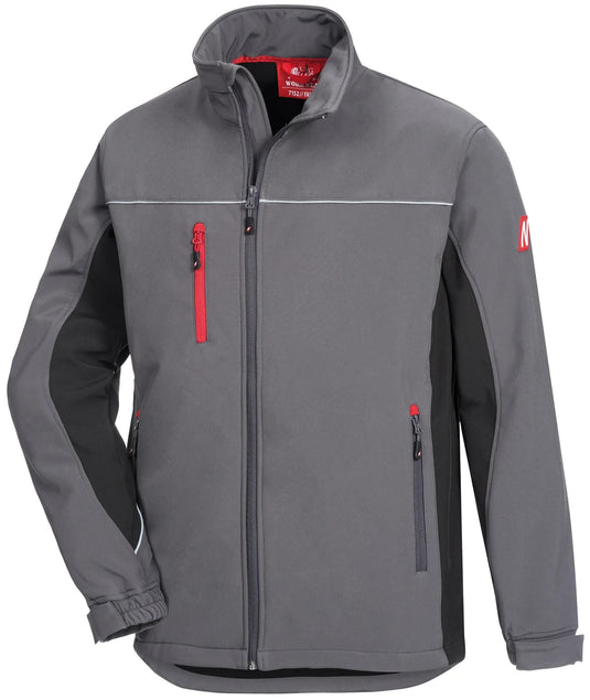 Nitras safety softshell jack motion tex light softshell jacket gr. m motion tex light gray sw
