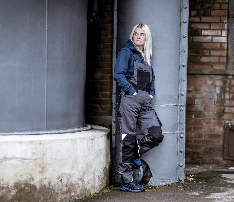Afbeelding laden in galerijviewer, Nitras safety salopette motion tex plus dungarees nitras mot.tex plus 50 grey black
