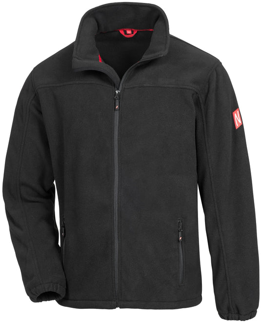 Nitras safety fleecejack 7044 motion tex plus fleece jacket gr. l black nitras motion tex plus