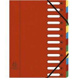 Voorordner exacompta 55125e karton a4 rood