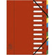 Voorordner exacompta 55125e karton a4 rood