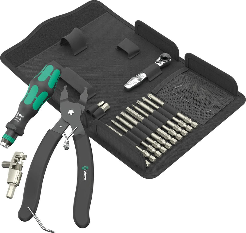 Afbeelding laden in galerijviewer, Wera werkzeugsatz kettennieter 9532 chain rivet workshop set 9532

