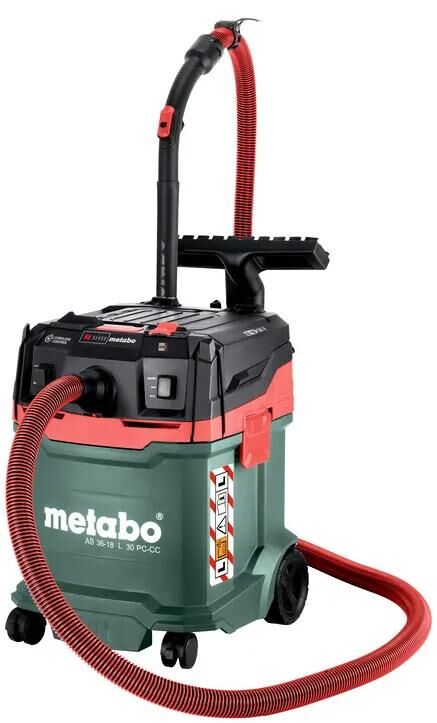 Afbeelding laden in galerijviewer, Metabo nat droog stofzuiger as 36-18 l 30 pc-cc battery vacuum cleaner me as 36-18 l30 pc-cc
