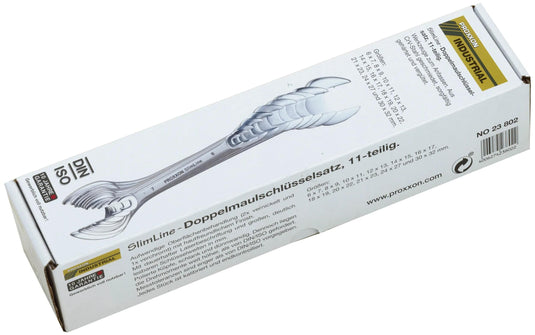 Proxxon doppelmaulschlüsselsatz double-jaw wrench set 11-piece