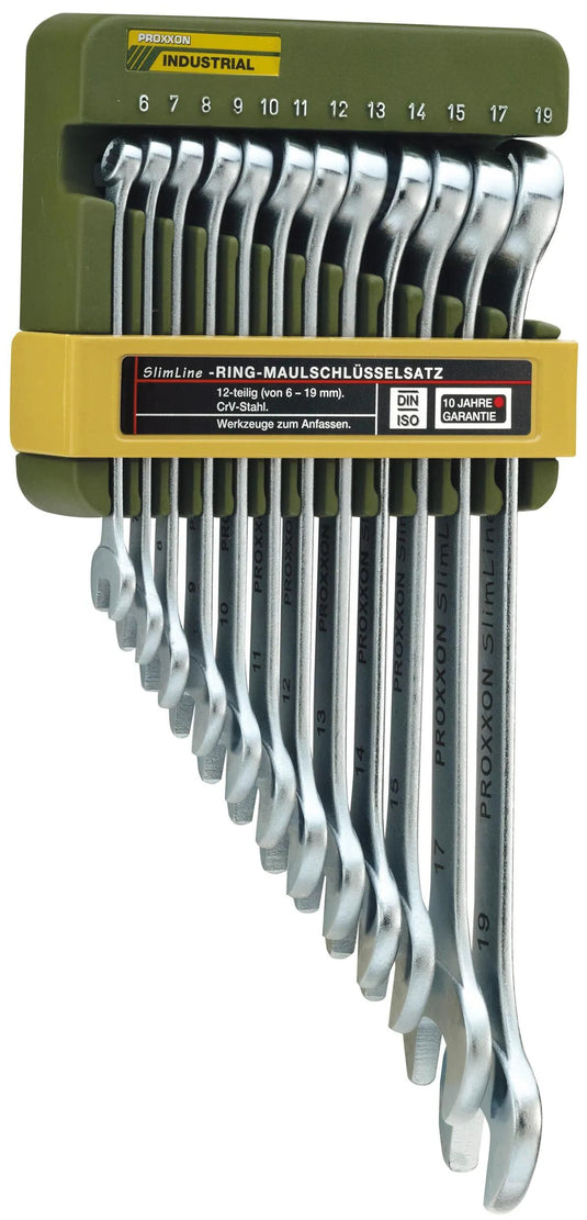 Proxxon ringmaulschlüsselsatz ring spanner set 12-piece