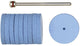 Proxxon set polijststiften silicone polishing disk wheel 22mm 10st