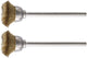 Proxxon topfbürste brushes w.shaft 2pcs d=13mm brass