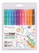 Tombow, de papier fabriek tombow twintone marker set – pastel colours - set van 12