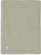 Jollein - deken ledikant 100x150cm basic knit - dekentje baby - olive green fleece