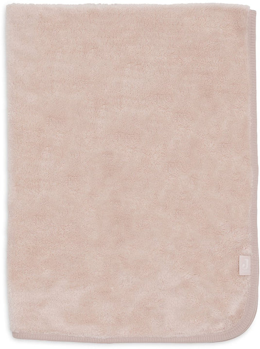 Jollein deken ledikant 100x150cm basic sherpa jersey silk rose