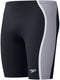 Speedo solid splice jammer heren - strakke zwembroek heren - chloorbestendige zwembroek mannen - sportzwembroek heren met trekkoord - zwart grijs - m